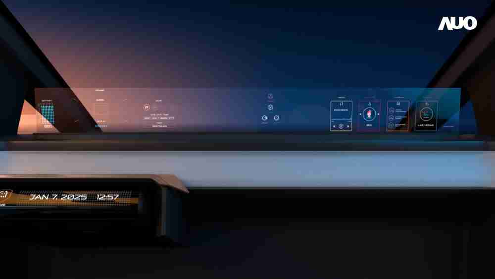 森林舞会无界透明显示接口(Horizon Image Glass)透过车运算方案整合仪表板、、中控台及副驾显示器，，，一体式全景呈现，，，提供乘用者清晰的前方视野、、、、行车必要信息与娱乐功能